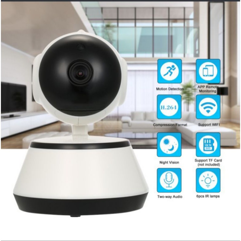 IP camera 720p CCTV Baby monitor Cam V380 wireless wifi premium