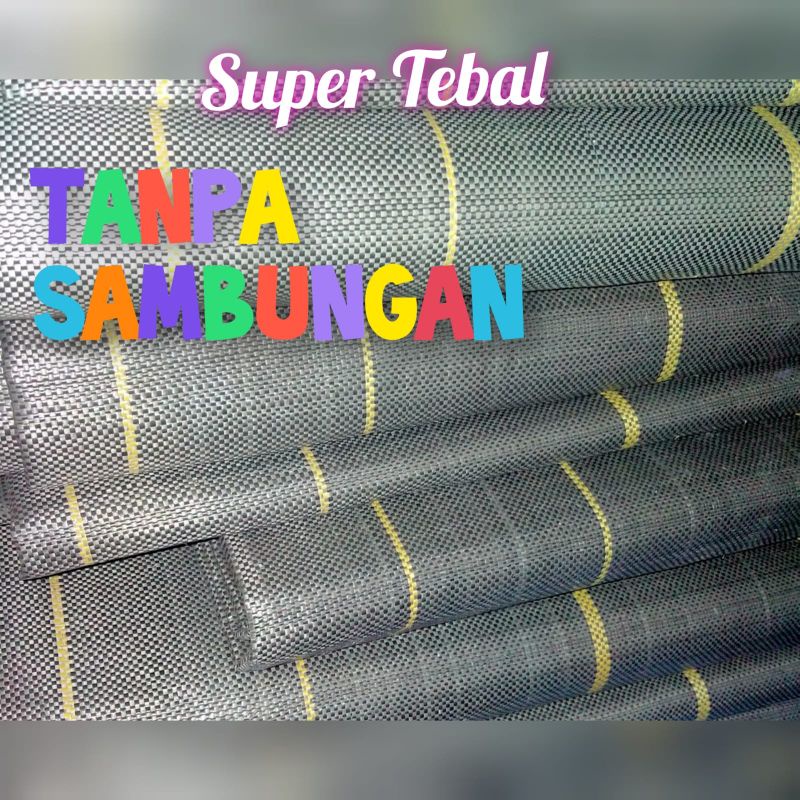 terpal hamparan hitam 4x6 Tebal