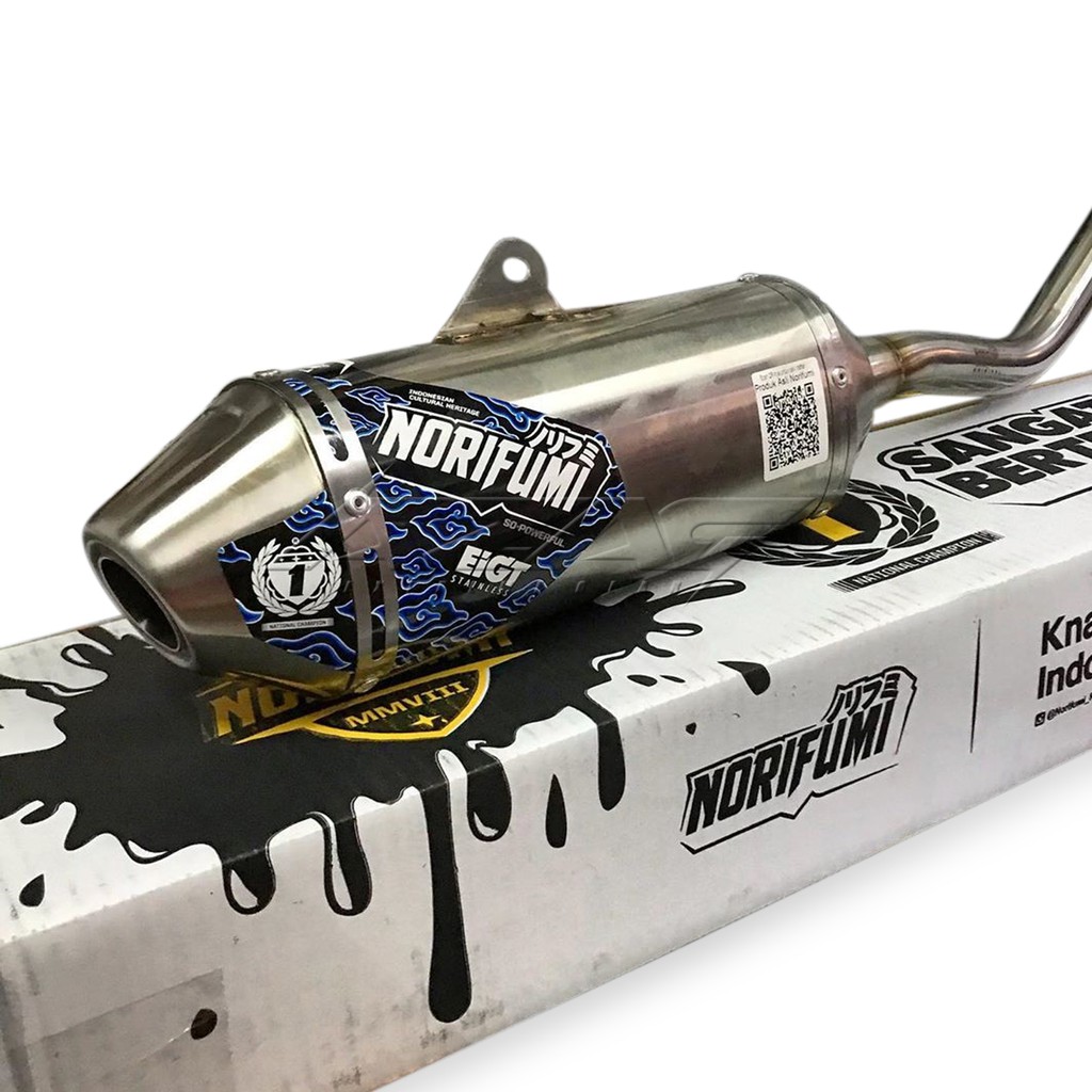 KNALPOT NORIFUMI EIGT ORIGINAL KAWASAKI KLX DTRACKER