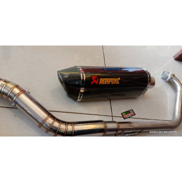 knalpot racing Akrapovic karbon exhaust R15v4 ninja 250 mono CBR 250R Thailand R15 GSX selencer raci