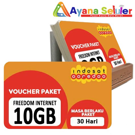 Voucher Indosat Freedom Internet 10GB