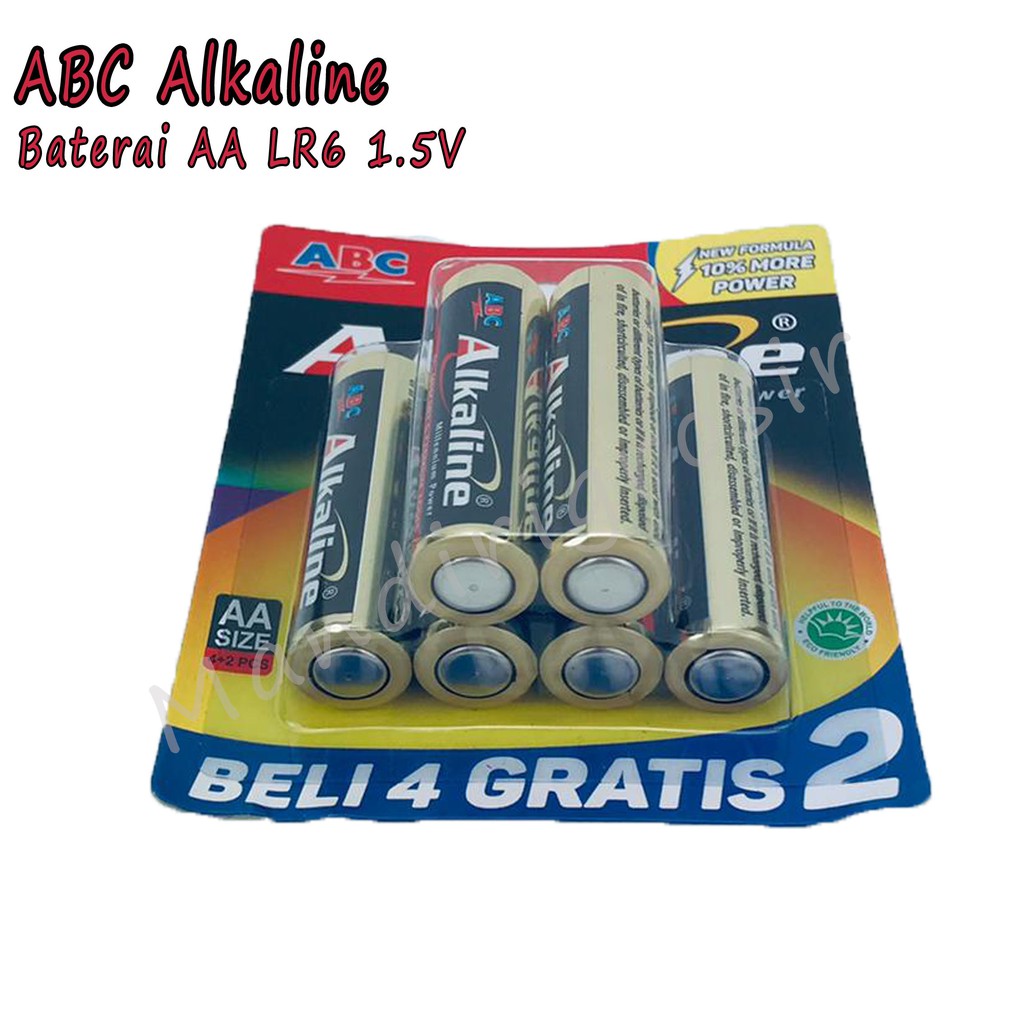 Baterai Alkaline * Baterai AA * LR6 1.5V * 6pcs