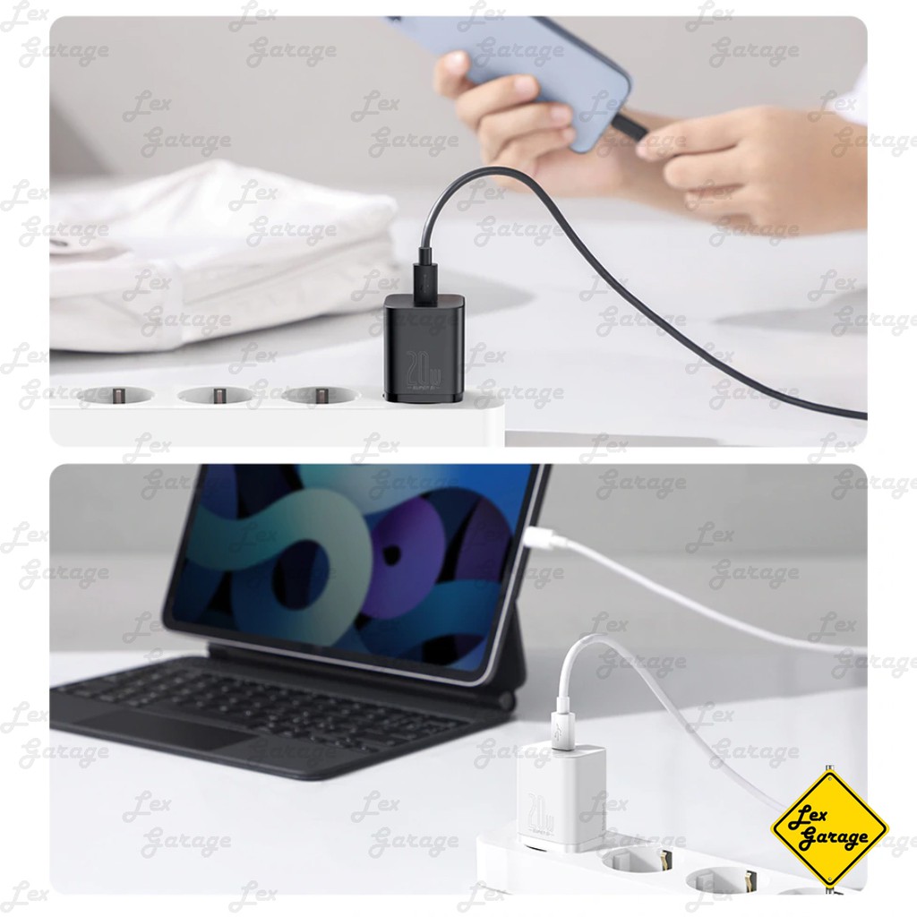 Charger Fast Charging PD 20W Baseus + Kabel Lightning