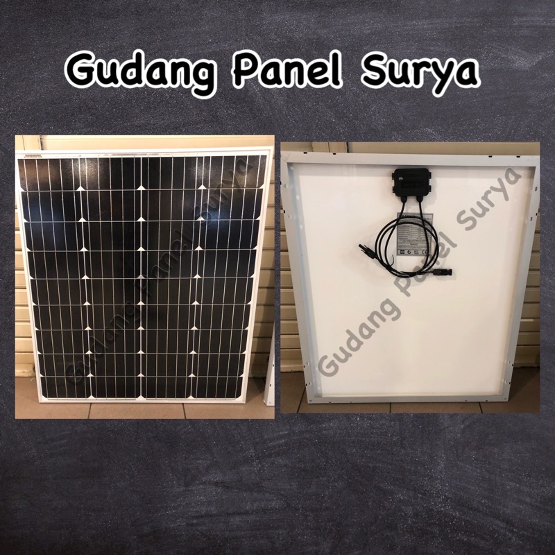 SolarCell Panel Surya 100WP MONO My Solar Panel Surya (Bonus Packing Kayu)