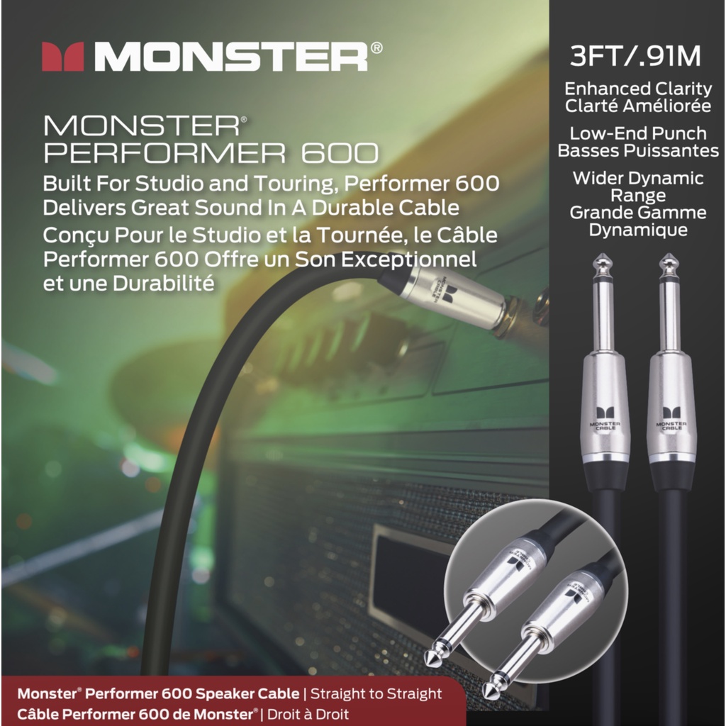 Monster Prolink Performer 600 3 ft Speaker Cable