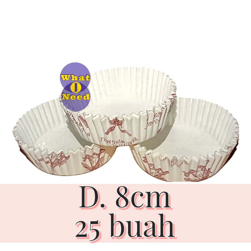 

Paper Cup Kertas Roti Kincir Bulat Diameter 8 cm