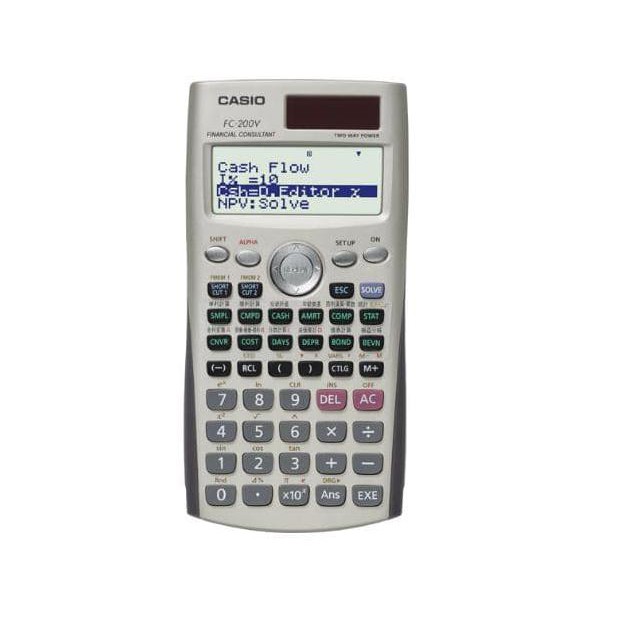 

Casio FC 200 V Financial Calculator