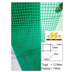 Kawat Jaring Plastik HDPE Bentuk Kotak Untuk Alas