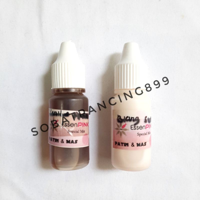 essen pink patin dan mas biang susu, d13, vanila afrika CAIR dan BUBUK