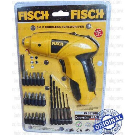 Bor Charger Tanpa Kabel Fisch Chas Cas Alat Pertukangan Murah