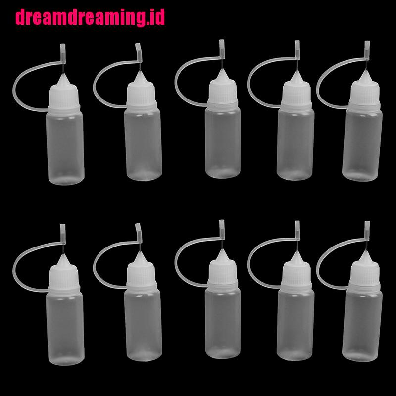 10pcs Botol Remas 10ML Untuk Lem Kertas Quilling