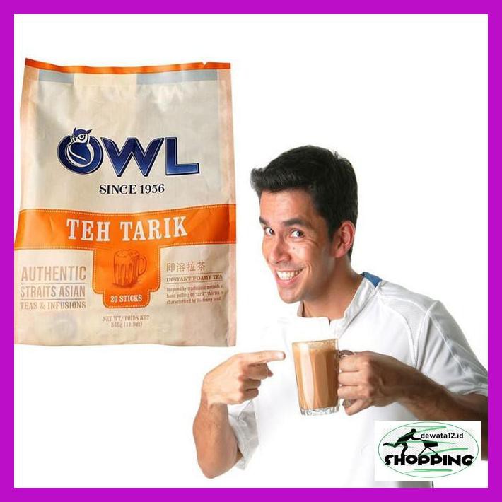 

E6Tdr6G- Owl Teh Tarik 1 Pack Isi 20 Sachet Original Singapore Uoy86Ky-