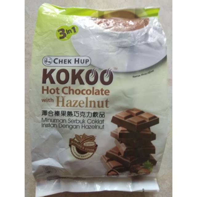 Chek Hup Kokoo Hot Chocolate Drink & Hazelnut
