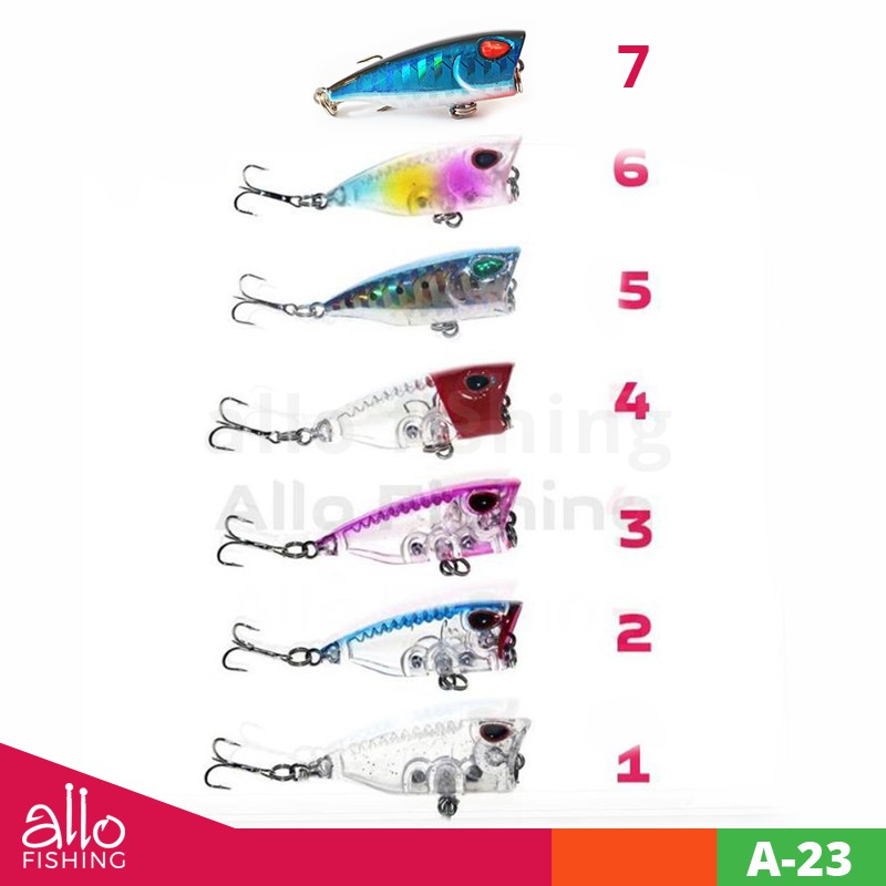 lure pancing mini popper premiun