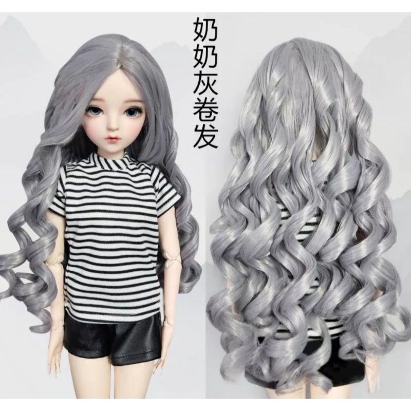 Wig BJD 1/3 Rambut curly