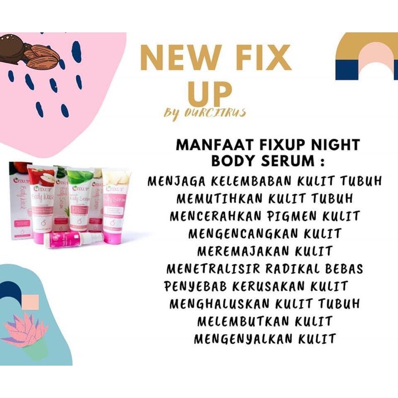 FIXUP BODY SERUM NIGHT OURCITRUS