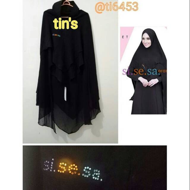 Sisesa khimar Short naoni black sale