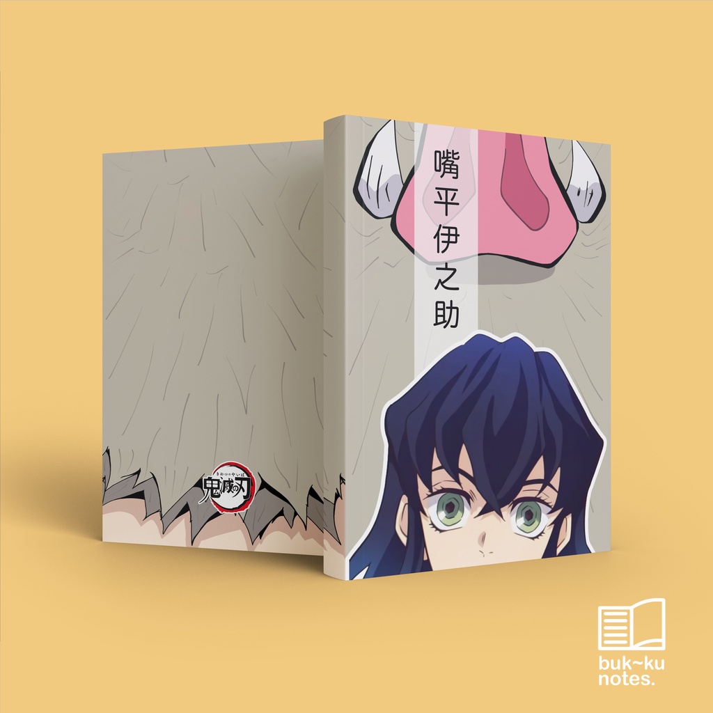 

notebook custom buku motif demon slayer inosuke