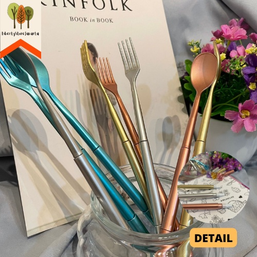 

Pulpen Gel Alat Makan Sendok Garpu Kristal Gel Pen Ballpoint Funny Miniatur Cutlery Spoon Fancy Stuff Best Gift Stationery For School Alat Tulis Kantor Sekolah Ready Grosir Kado Ulang Tahun READY COD
