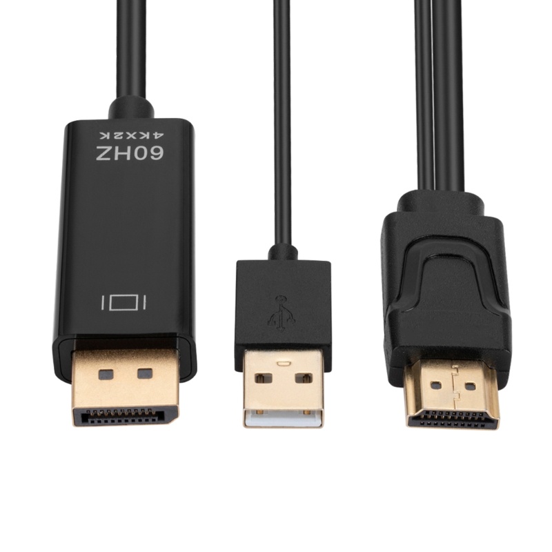 Kabel Adaptor btsg Ke DP Mendukung 4K-60Hz Untuk Monitor Komputer