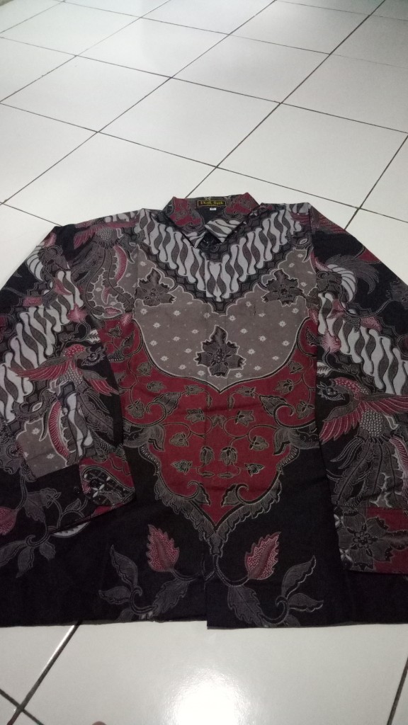Peksi Yudha Kemeja Batik Pria Lengan Panjang Full Furing Bahan Katun Sragenan