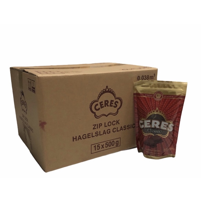 Ceres Meises / Meses Classic Coklat 15 pc x 500 Gram Zip Lock