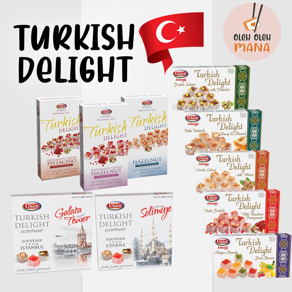 

TERLARIS Turkish Delight Oleh oleh Impor Turki murah enak Varian terlengkap