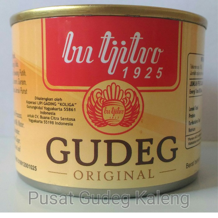 

Gudeg Kaleng Bu Tjitro Paket Original Pedas