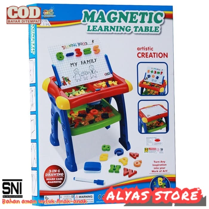 

PAPAN TULIS ANAK papan belajar anak papan MAGNETIK LEARNING TABLE QJ5592