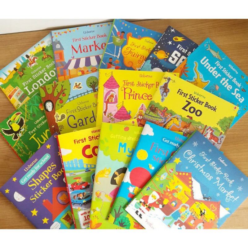 

usborne sticker book buku sticker usborne activity sticker book