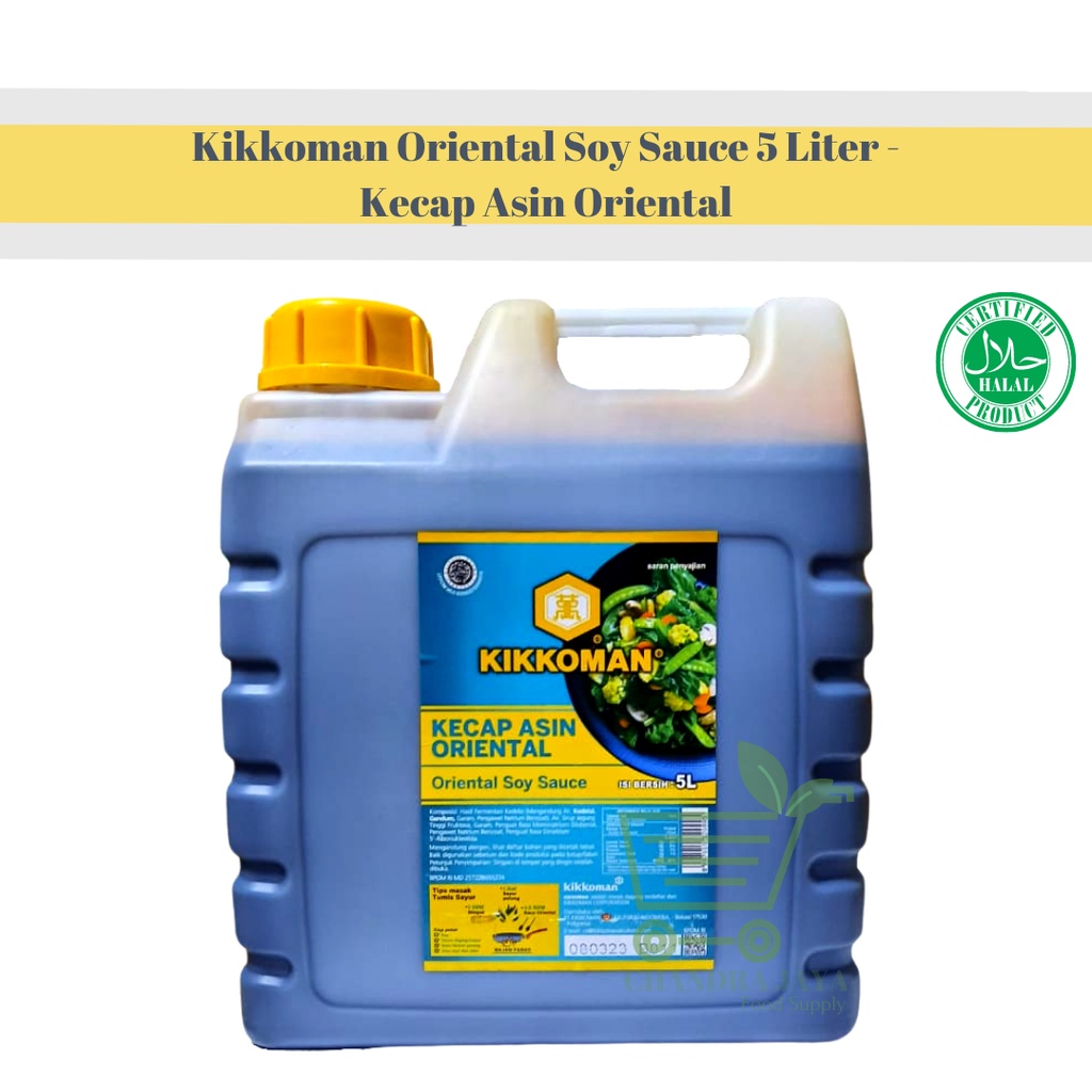 

Kikkoman Oriental Soy Sauce 5 Liter - Kecap Asin Oriental