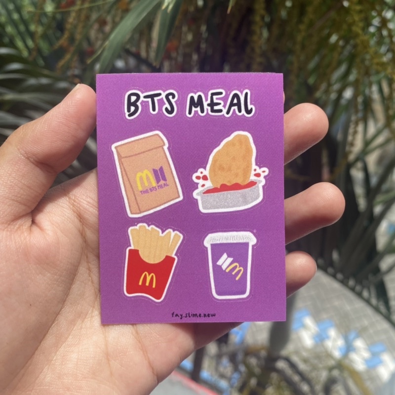 Sticker karakter bts bt21 murah | sticker pack BT21 | sticker set bts meal