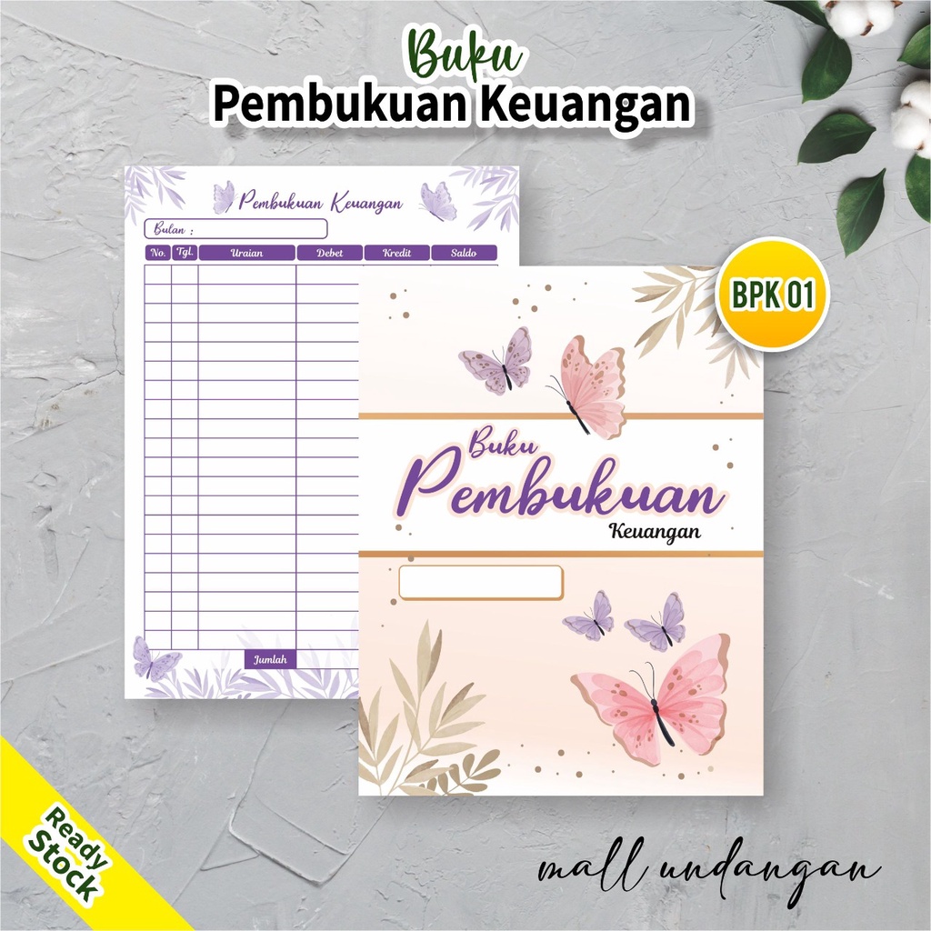 Jual Buku Rekap Pembukuan Keuangan Buku Pembukuan Olshop Ready Bpk