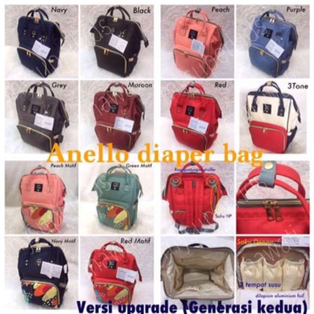 Anello bag / diapers bag / tas bayi