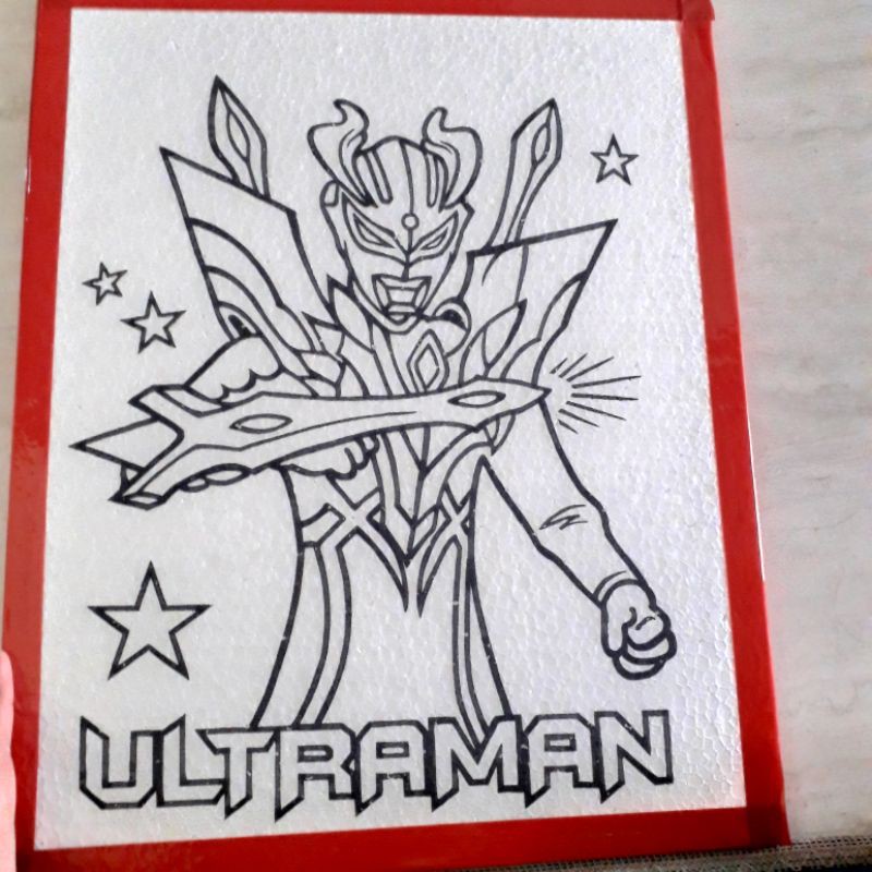 

styrofoam lukis anak