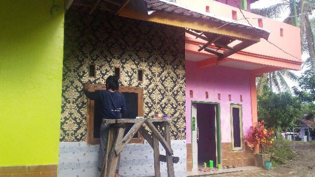 Wallpaper Vinyl Bertekstur, Timbul Dan Tebal - C237