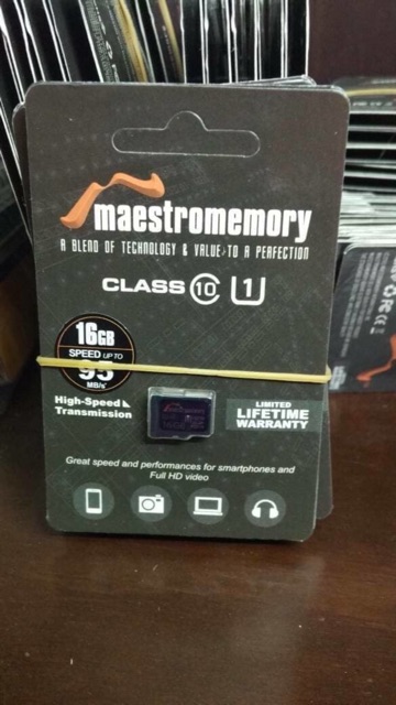 MEMORY CARD/ MICRO SD MAESTRO/ V-GEN  CLASS 10 16GB