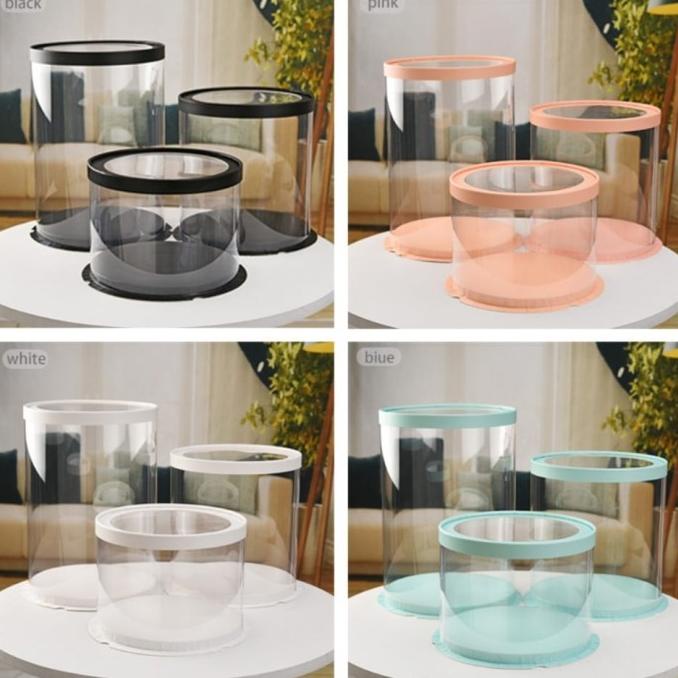 

@@@@] Kotak kue Kotak kue mika transparan bulat Dus kue Cake box