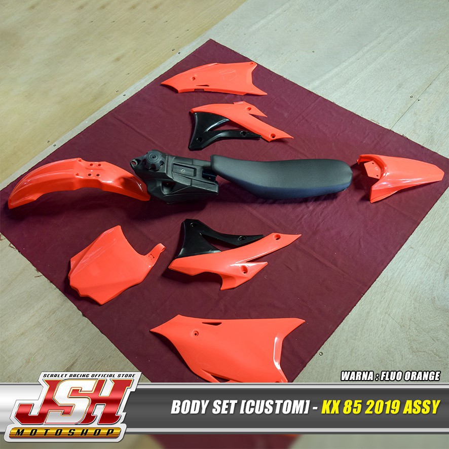 Body Trail BodyKit Fullset Bodyset HRV KX 85 2019 Assy Fluo Orange