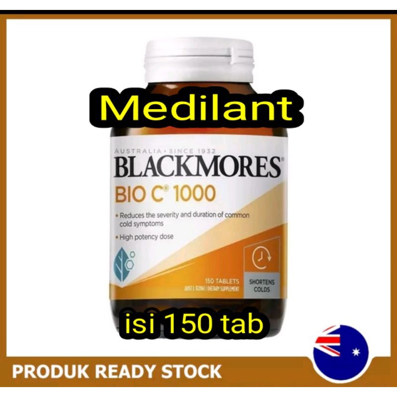 Vitamin C blackmores.. Bio C 1000 blackmores 150tab  asli