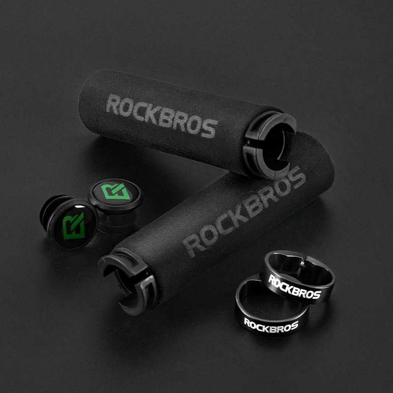 Rockbros Grip Gagang Sepeda Handlebar Silicone Sponge