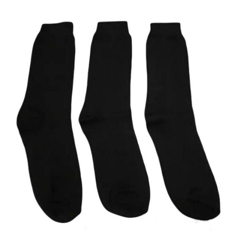 Kaos Kaki Anak Sekolah Hitam Polos SD SMP SMA || Kaos Kaki Anak || Kaos Kaki Hitam Panjang