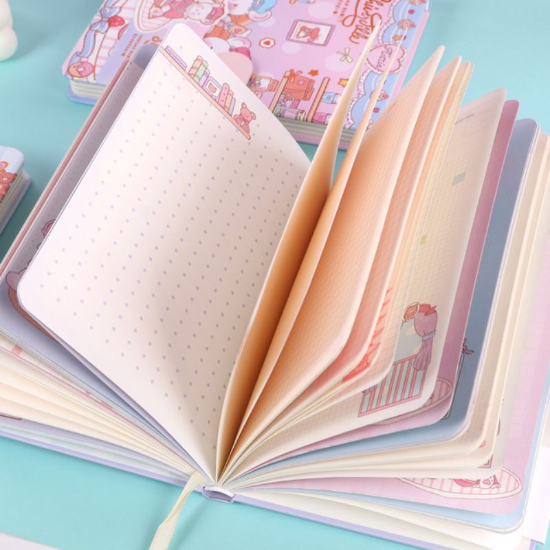 Buku Notebook Lucu Diary Agenda Import Wish Bear