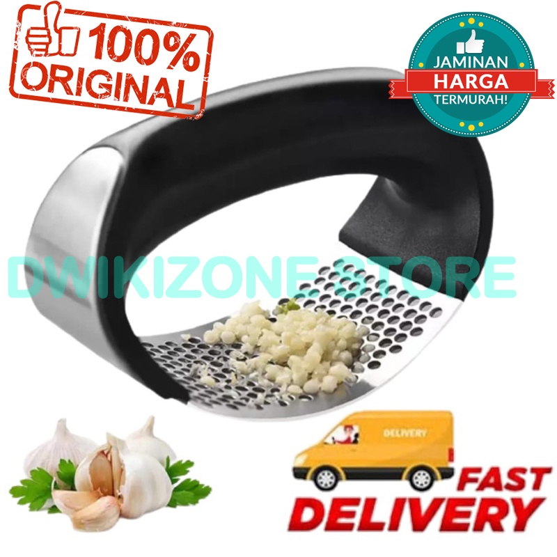 [100% ORIGINAL] ALAT PRESS BAWANG PUTIH STAINLESS STEEL PENGGERUS PENGUPAS BESI TEKAN GARLIC