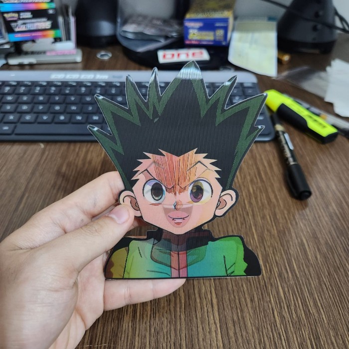 

STIKER 3D MOTION LENTICULAR ANIME - D0114 - Hunter x Hunter - Gon