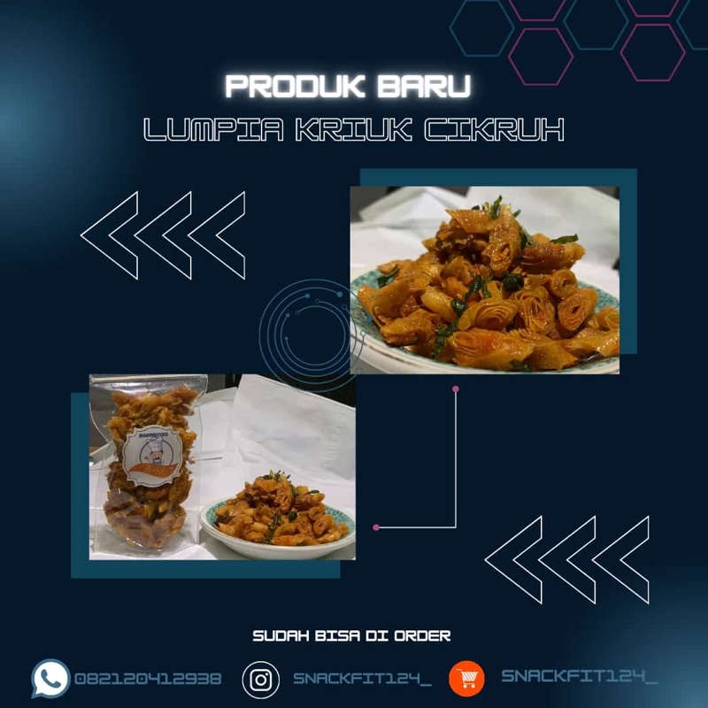 

lumpia kriuk cikruh bysnackfit 250gram