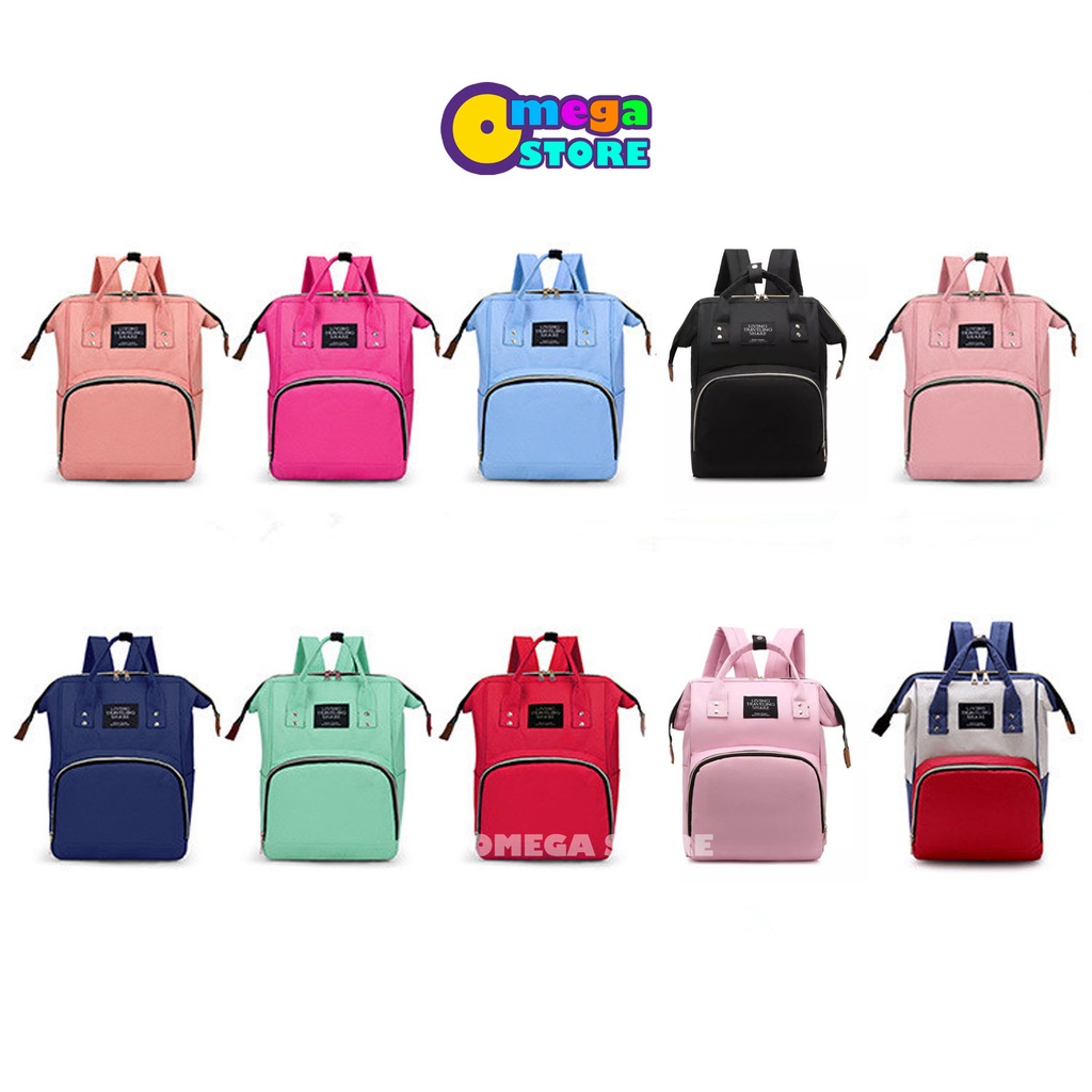 [O&amp;S] Tas Ransel Bayi Multifungsi Baby Diaper Bag Tas Perlengkapan Dan Perawatan Bayi Ransel Wanita-OS070