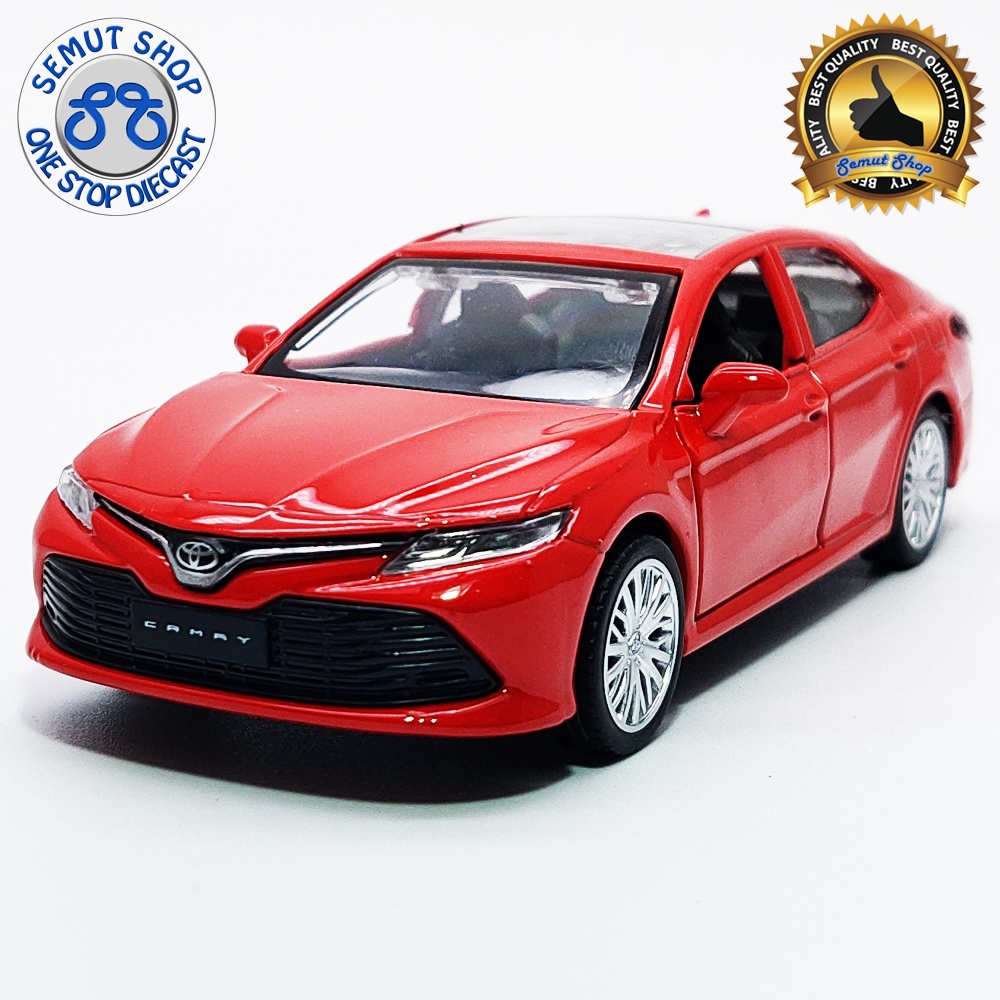 Apolo MSZ 2018 Toyota Camry Red Miniatur Diecast Mobil Toyota Camry
