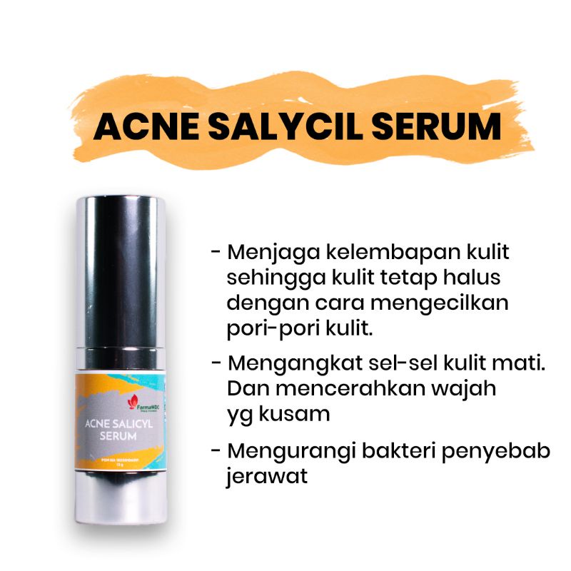 Farma Wdc - Acne Salycil Serum original farma wdc BPOM