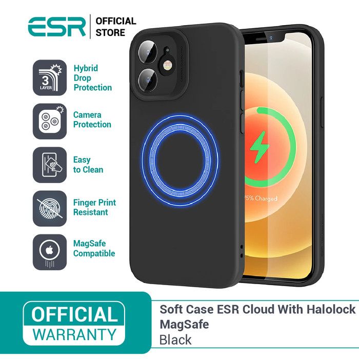 ESR iPhone 13 / 13 Pro / 13 Pro Max Cloud Soft Case with HaloLock Magnet - Original ESR -  501019 / 501020 / 501021 / 501022 / 501023 / 501024